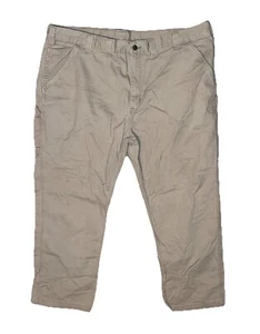 Carhartt Relaxed Fit Carpenter Twill Dungaree Work Pants Mens 44x30 B324 FDK C4 - Picture 1 of 9