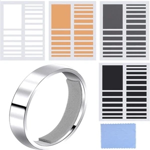 Chuangdi 8 Sheet/ 152 Pcs Ring Size Adjuster for Loose Ring Invisible Band Sizer - Picture 1 of 12