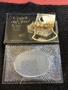 Klar Make-up Organizer mit Spiegelfach Kosmetik und Schmuck Nos - Bild 1 von 6