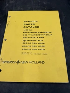New Holland 880 Feldhäcksler Service Teilekatalog - Bild 1 von 3