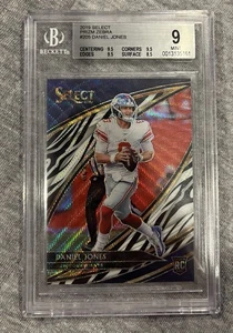 Daniel Jones 2019 Select #205 Field Level Zebra SSP BGS 9 - Picture 1 of 1