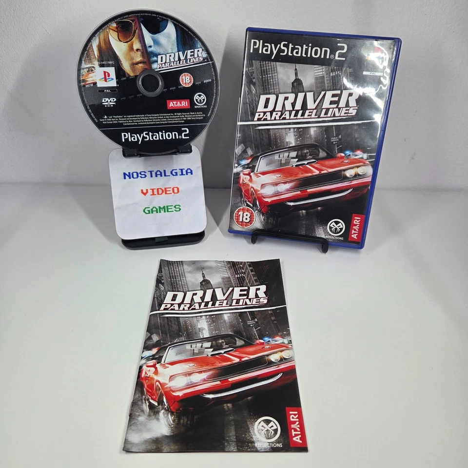 Driver Parallel Lines PlayStation 2 PS2 Game Complete with Manual. Tested. - Image 1 of 1