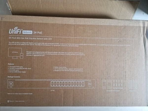 Ubiquiti USW-24-POE UniFi Switch 24 Port PoE Gigabit Ethernet Managed Switch - Photo 1/2