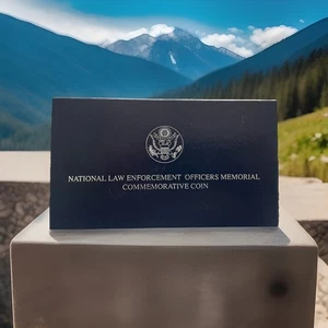 1997-P National Law Enforcement Officers Memorial Proof Silver Commemorative $1 - Picture 1 of 8