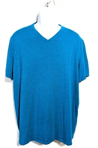 APT.9 Premier Flex Blue V-Neck T-Shirt XXL Stretch Comfort Blend - Picture 1 of 9