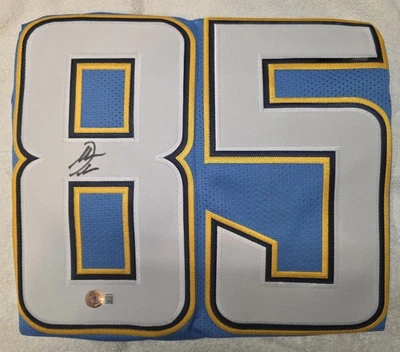 Camiseta Autografiada Antonio Gates Autenticación Beckett Cerfied Foto 1 de 3