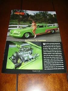 1954 STUDEBAKER HOT ROD / HOT GIRL ***ORIGINALARTIKEL VON 1995*** - Bild 1 von 1