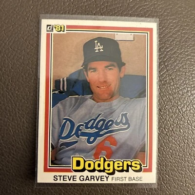 Steve Garvey 1981 Donruss Baseball Card 56  Dodgers - Image 1 of 2