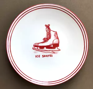 Patines de hielo Molly Hatch Anthropologie icono de vacaciones de Navidad 6,75" con etiquetas - Imagen 1 de 4