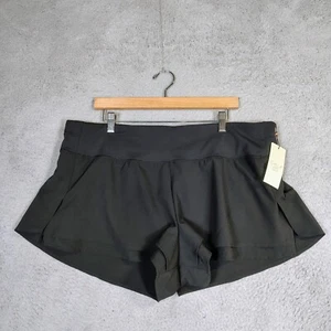 Calia Shorts Women XXL Black Kick it Up Performance Shorts 3" Inseam Workout NWT - Picture 1 of 12