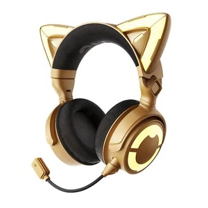 Rgb Cat Ear Headphone 4 Upgraded Wireless & Wired Gaming Headset With Attachable - Picture 1 of 7