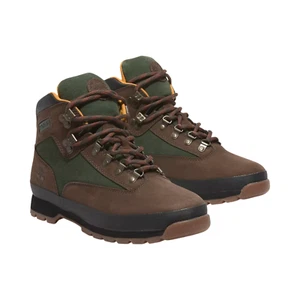 Mens Timberland Euro Hiker Boot - Dark Brown Nubuck, Size 9 M US [TB0A2P27W07 - Picture 1 of 6