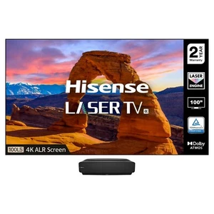 Hisense 100" inch 4K Ultra HD HDR Smart Laser Projector TV, NO SCREEN INCLUDED - Afbeelding 1 van 2
