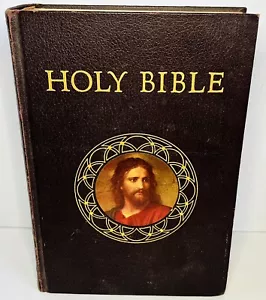 The Holy Bible Catholic Action Edition, Good Will Publishers 1953 Illustrated - Picture 1 of 11