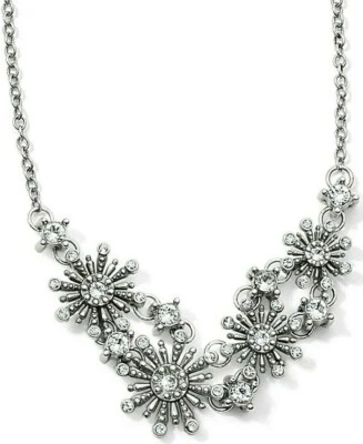 Nuevo con etiquetas Collar Brighton MIRA Copo de Nieve Starburst Cristal Plata Vacaciones Precio de venta sugerido por el fabricante 98 USD Foto 1 de 4