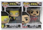 Funko Pop! Invincible Omni-Man #1500 & Invincible #1499 Set of 2 with protectors