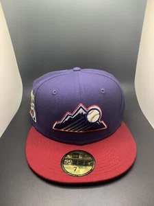 LIMITADO 59FIFTY MLB COLORADO ROCKIES 25 ANIVERSARIO DOS TONOS 7 1/4 EN MANO - Imagen 1 de 6