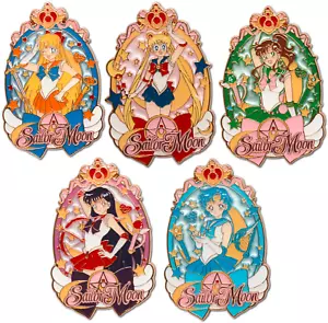 Pretty Guardian Sailor Moon Anime Manga Emblem Badge Soft Enamel Pins Lapel - Picture 1 of 27