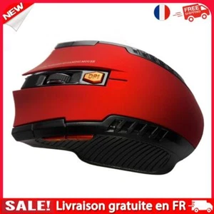 fr Souris de jeu optique USB sans fil 2,4 GHz, 2400 DPI, 6 boutons, pour PC et o - Photo 1/6