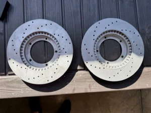 PORSCHE 911 924 944 ZIMMERMANN SPORT Coat ZX-DRILLED Brake Front Rotors (2) - Picture 1 of 22