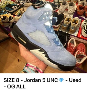 Size 8 - Jordan 5 Retro SE Mid UNC Clean AF OG All - Picture 1 of 2