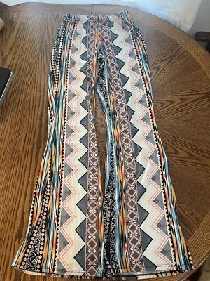 Leggings grandes arco iris tobillos acampanados Foto 1 de 4