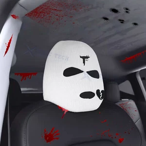 Gangsta Thug Life Balaclava Hat Car Seat Headrest Pillowcase Halloween Christmas - Picture 1 of 8