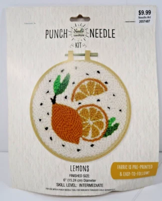 KIT DE AGUJAS PERFORADORAS NEEDLE CREATIONS LIMONES NUEVO EN CAJA Foto 1 de 4