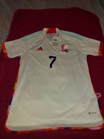 Belgium Jersey 2022/2023 Qatar World Cup Away Shirt Adidas Mens Large De Bruyne Cover