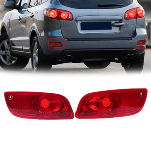 A Pair Rear Bumper Reflector Light Brake Lamp For Hyundai Santa Fe CM 2007-2009 - Picture 1 of 12