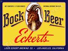 Eckerts Bock Beer Label 9" x 12" Metal Sign
