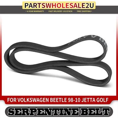 Cinturón serpentino 47,25 pulgadas para Volkswagen Beetle 98-10 Jetta 1999-2009 Golf City Foto 1 de 4