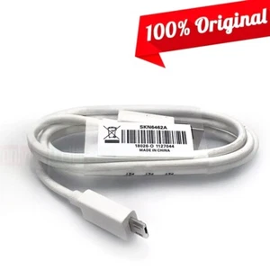 Original Motorola White Micro-USB Charge Sync Data Cable for Moto G5 G4 Play E4 - Picture 1 of 9