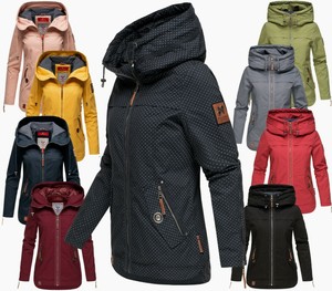 Navahoo Damen Herbst Jacke Übergangs jacke FVSC Frühlings Parka  Kapuze Wekoo