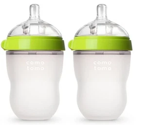 Comotomo Babyflaschen-Set, grün - 8 Unzen (2er-Pack) - Bild 1 von 5