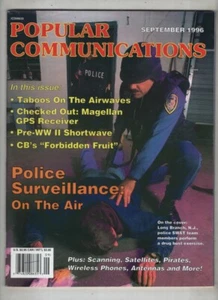 Popular Communications Mag Police Surveillance on Air September 1996 082021nonr - Imagen 1 de 1