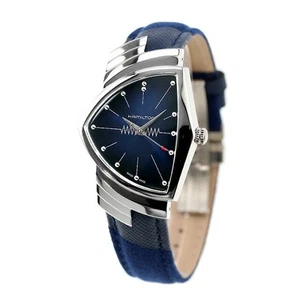 HAMILTON Ventura H24411942 Blue Quartz Stainless Unisex Watch New in Box - Picture 1 of 5