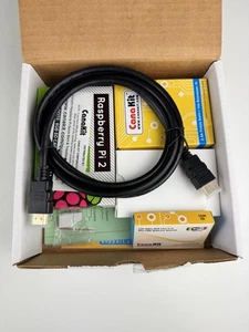 Canakit Raspberry PI 2 Starter Kit with WiFi Adapter Clear Case - Afbeelding 1 van 10
