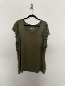 Torrid Super Soft Knit Top Blouse Green Size 3 - Picture 1 of 7