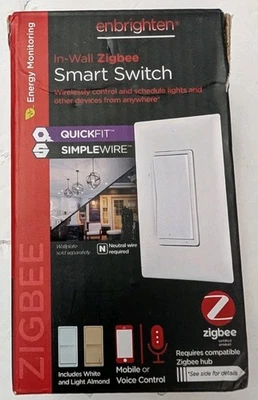 In-Wall Zigbee Smart Switch, Quickfit, Simplewire Mobile oder Voice - Bild 1 von 4