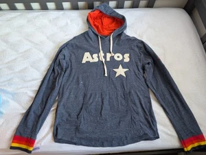 Sudadera con capucha ligera Mitchell & Ness de los Astros de Houston - azul marino jaspeado - Imagen 1 de 5