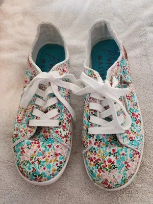 Blowfish Malibu Spring Floral Womans Lace up Sneakers Size 8 - Image 1 of 4