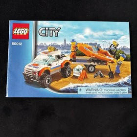 LEGO Set 60012 Instructions Manual City Coast Guard 4x4 Tow Truck