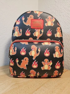 Loungefly Pokemon Charmander Flames Mini Backpack Hot Topic Exclusive  - Picture 1 of 2