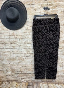 Pantalones Chicos Perfect Stretch Josie tiro clásico estampado guepardo talla 00 = 2 - Nuevos con etiquetas - Imagen 1 de 7