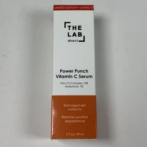 The Lab Direct Power Punch Vitamin C Serum 2 oz. Vita C3 Complex 10% Hyaluronic - Picture 1 of 6