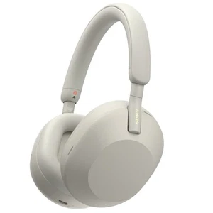 Sony WH-1000XM5 Wireless Closed-Back Over-Ear Noise Cancelling Headphones,Silver - Photo 1 sur 3