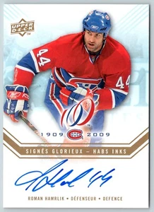 2008-09 MONTREAL CANADIENS CENTENNIAL ROMAN HAMLIK HABS INKS HABS-HA 95223 - Bild 1 von 2