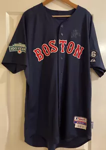 Felix Doubront Game Used Signed 2012 Road Jersey Fenway 100 Years MLB Authentic - Picture 1 of 6