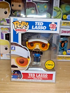 Funko POP! Television Ted Lasso CHASE #1351 with Glasses and Visor w/Protector - Picture 1 of 9